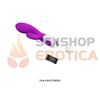 Vibrador de punto G con estimulador de clitoris